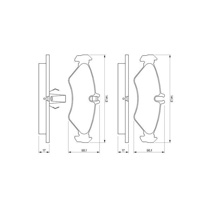 Гальмівні колодки Bosch 0 986 424 463 зображення 4