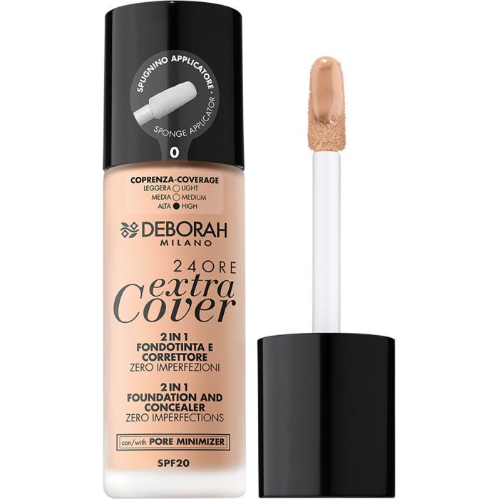 Тональная основа Deborah 24Ore Extra Cover SPF20 0 30 мл (8009518333909)