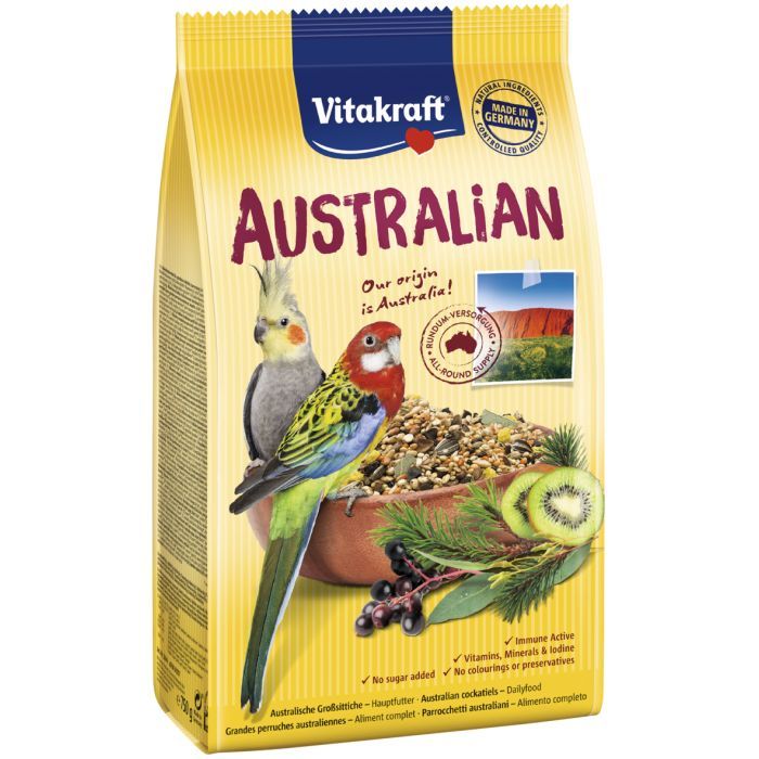 Корм для птиц Vitakraft Australian для австралийских попугаев 750 г (4008239216441)