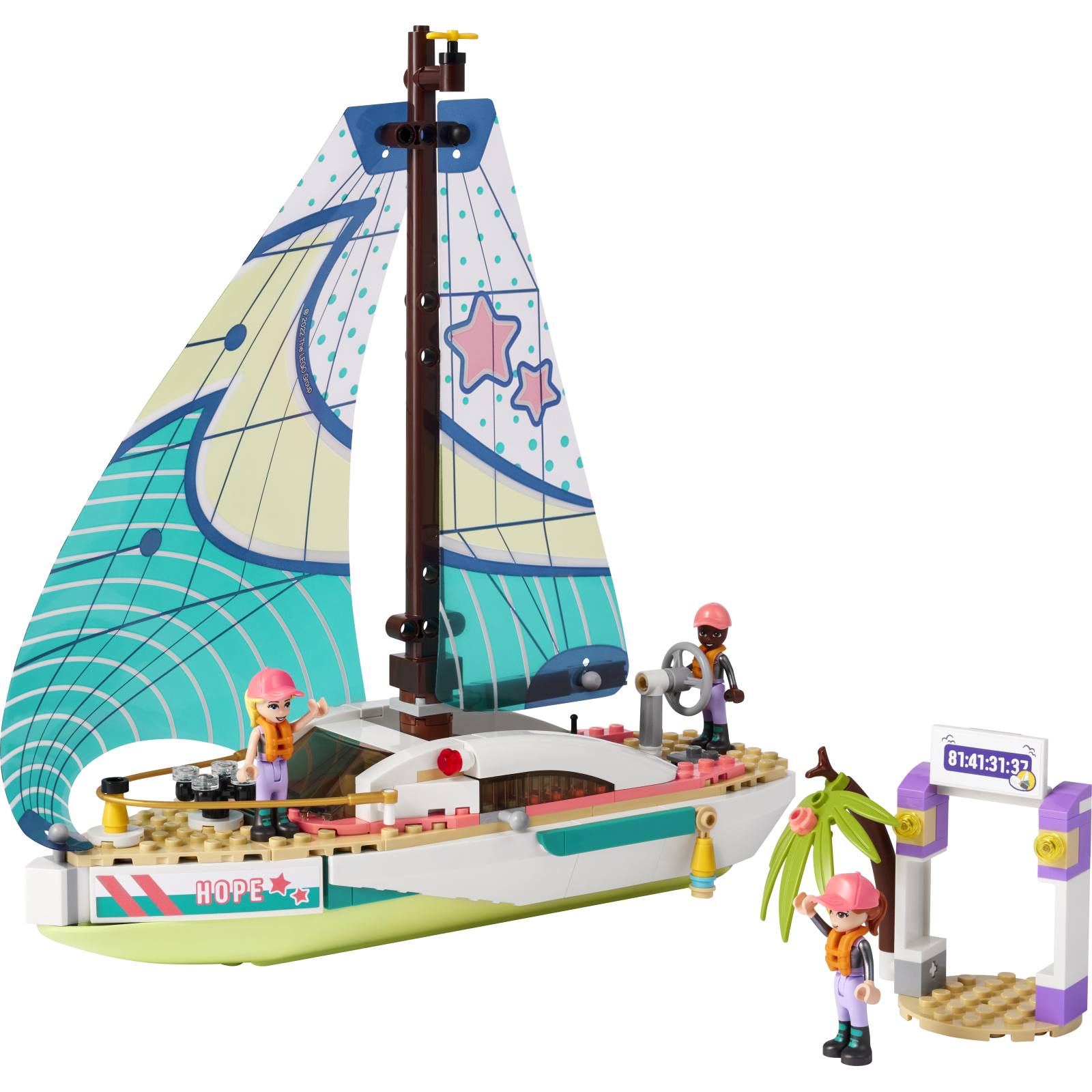Конструктор LEGO Friends Приключения Стефани на парусной лодке 304 детали (41716) изображение 9