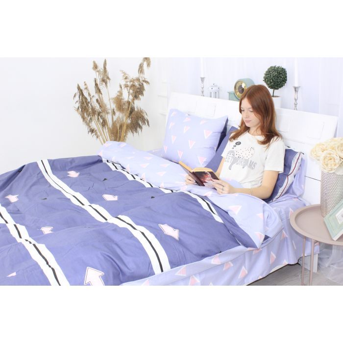 Простынь MirSon Сатин Premium 22-1102 Ivonna 180х220 см (2200001729889) изображение 3