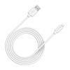 Дата кабель USB 2.0 AM to Lightning 1.0m MFI white Canyon (CNS-MFIC12W)