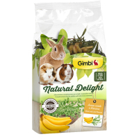 Ласощі для гризунів GimBi Natural Delight овес і банан 100 г (4002064210148)