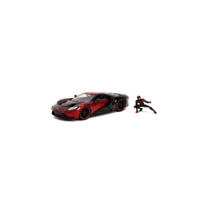 Машина Jada металлическая Spider-Man Форд GT с фигуркой Майлза Моралеса 1:24 (253225008)
