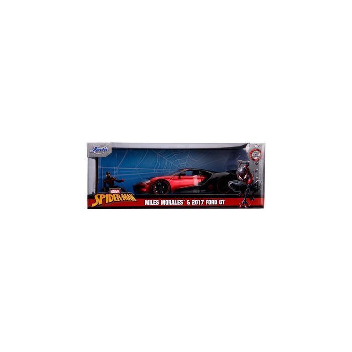 Машина Jada металлическая Spider-Man Форд GT с фигуркой Майлза Моралеса 1:24 (253225008) изображение 5