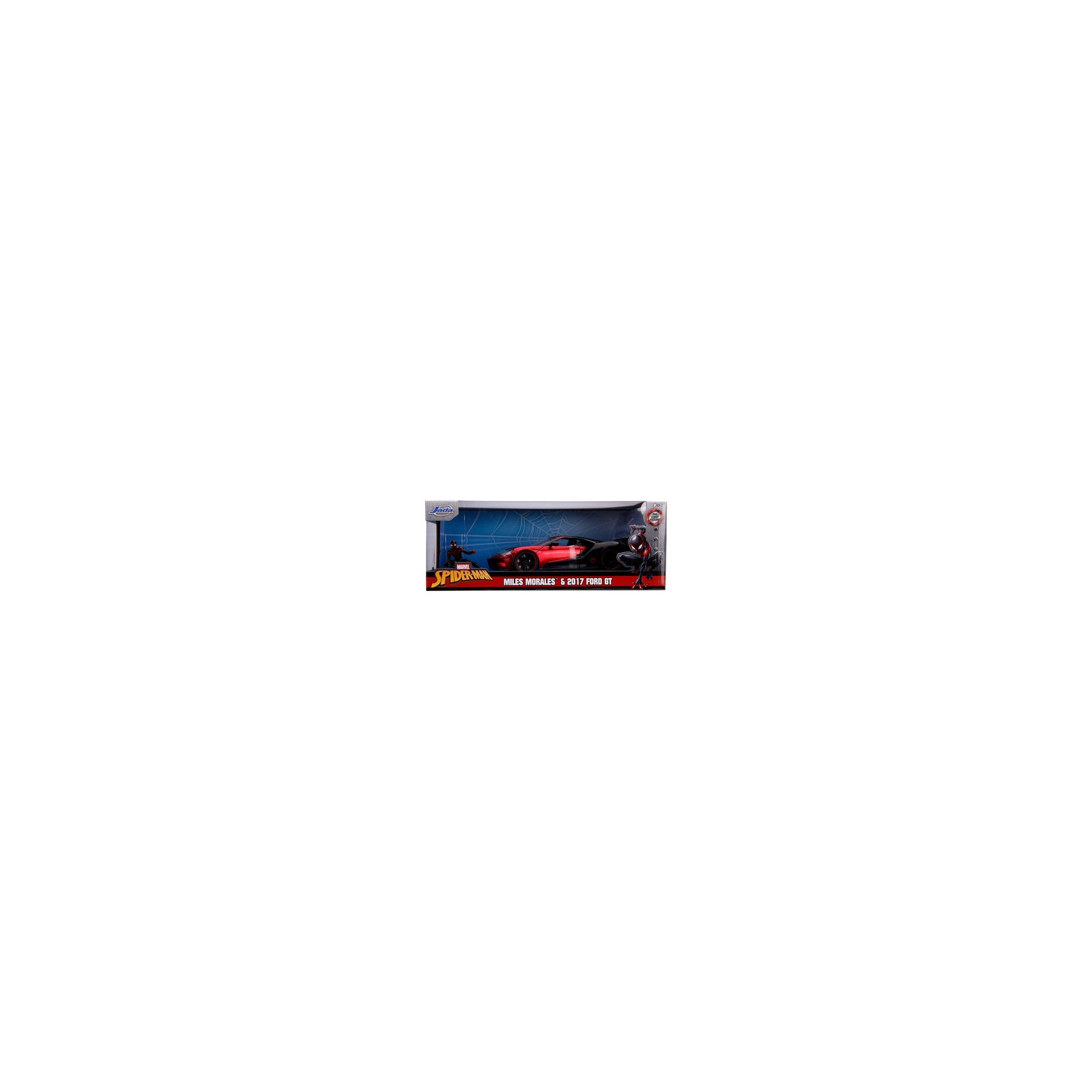 Машина Jada металева Spider-Man Форд GT з фігуркою Майлза Моралеса 1:24 (253225008) зображення 5
