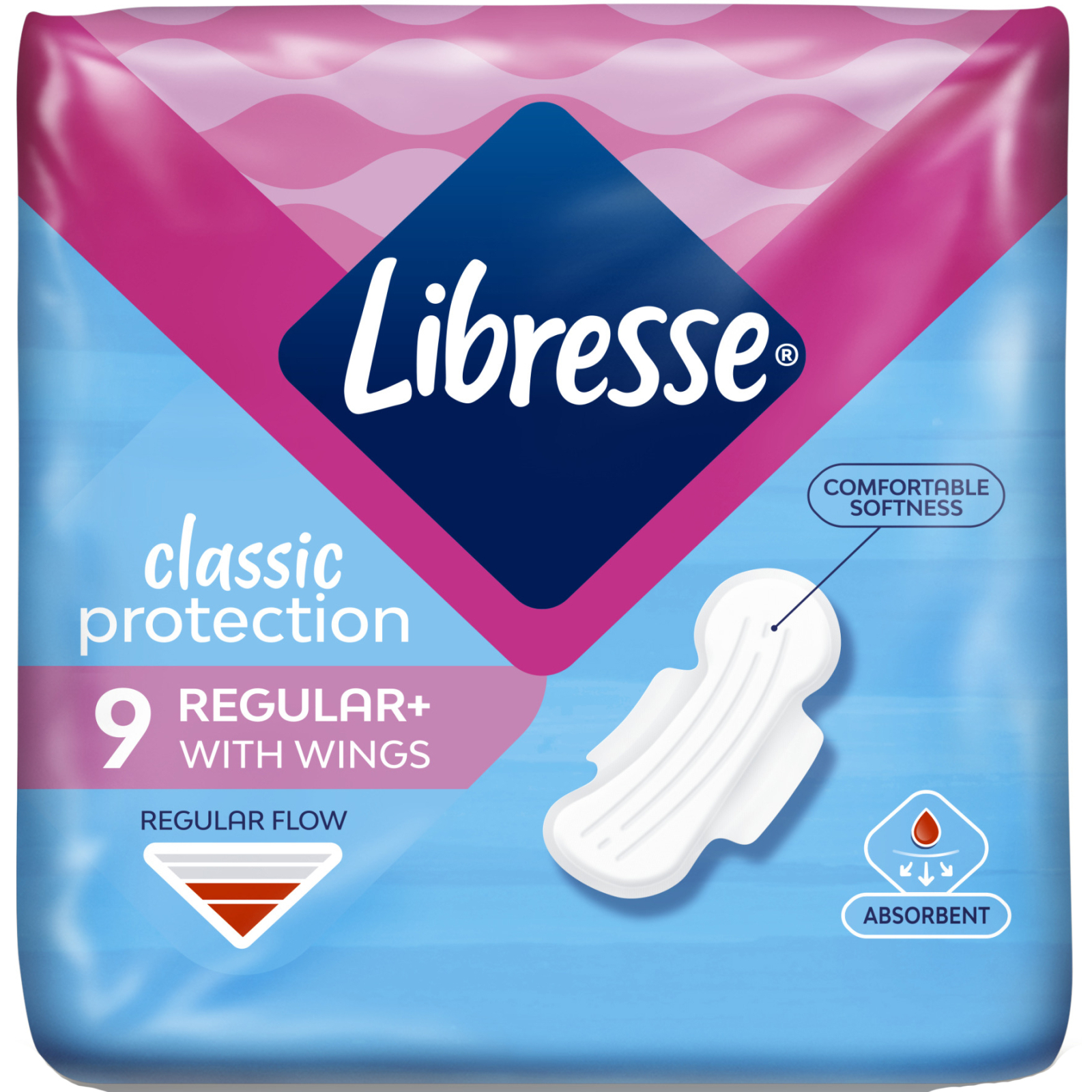 Гігієнічні прокладки Libresse Classic Protection Regular 18 шт. (7322541233604)