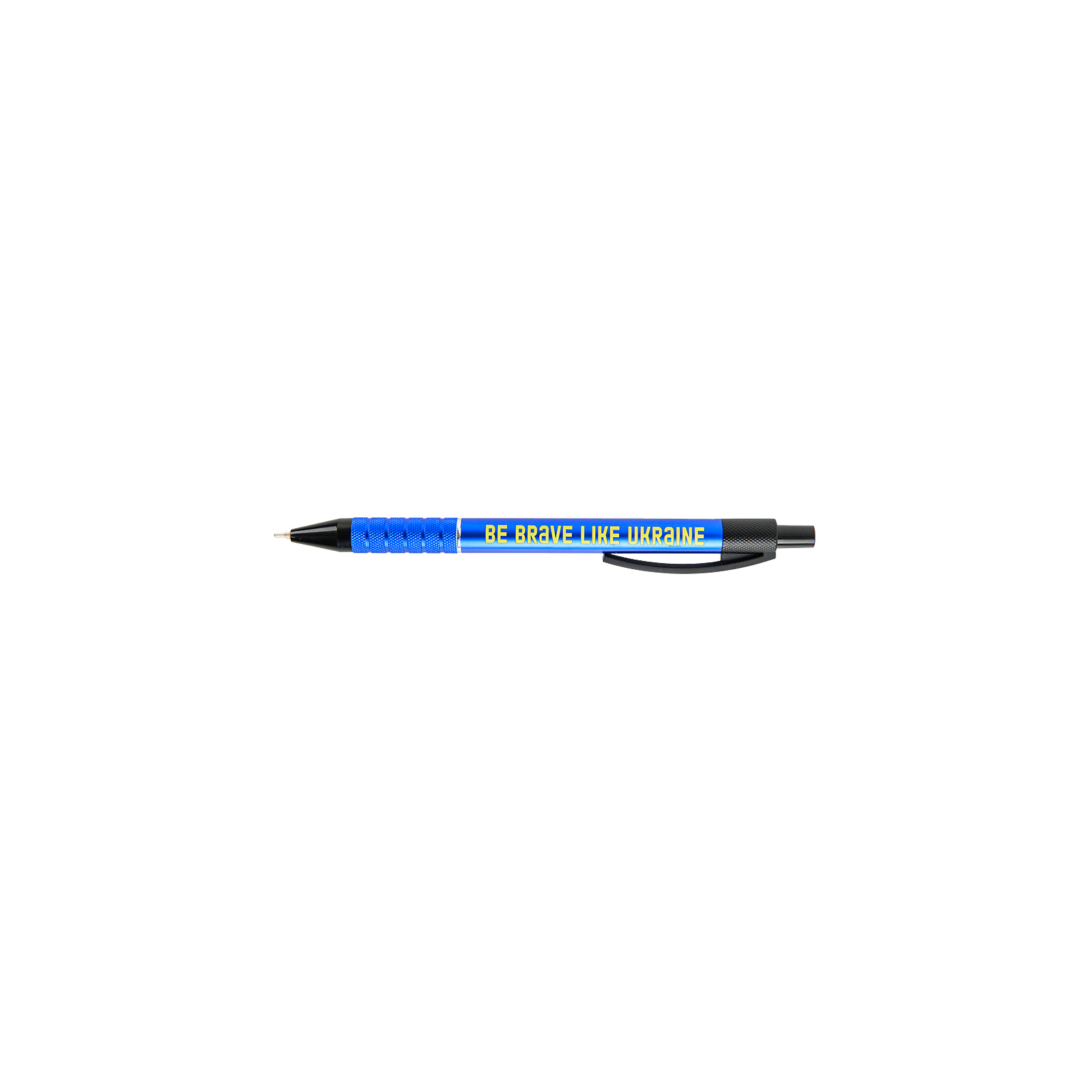 Ручка масляна Axent автоматична Prestige Be brave like Ukraine , 0.7 мм, синя (AB1086-07-02) зображення 2