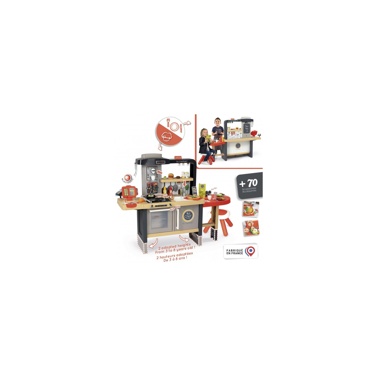 Игровой набор Smoby Интерактивный ресторан-кухня У Шефа (312307) изображение 5