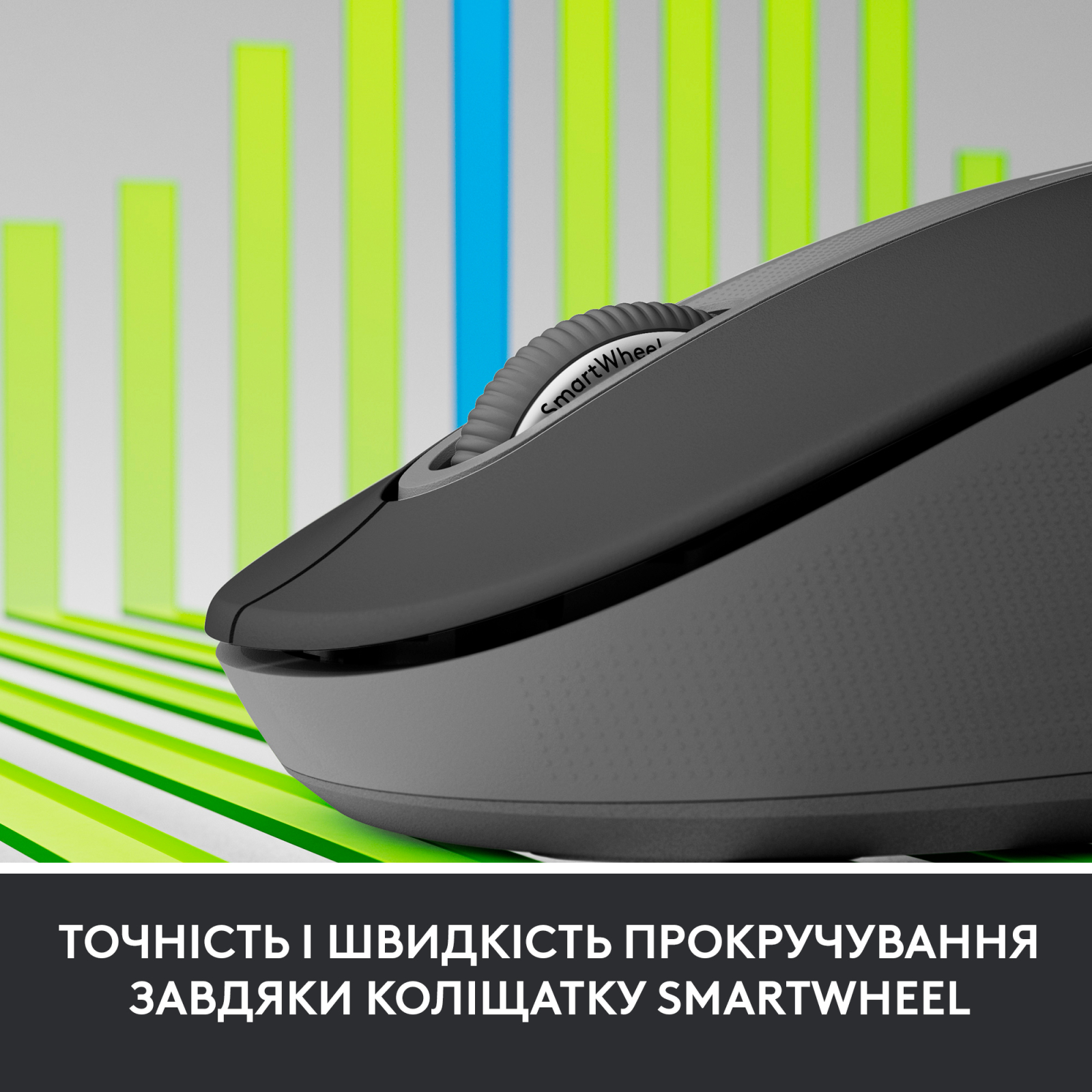Мишка Logitech Signature M650 L Wireless Mouse for Business Graphite (910-006348) зображення 5