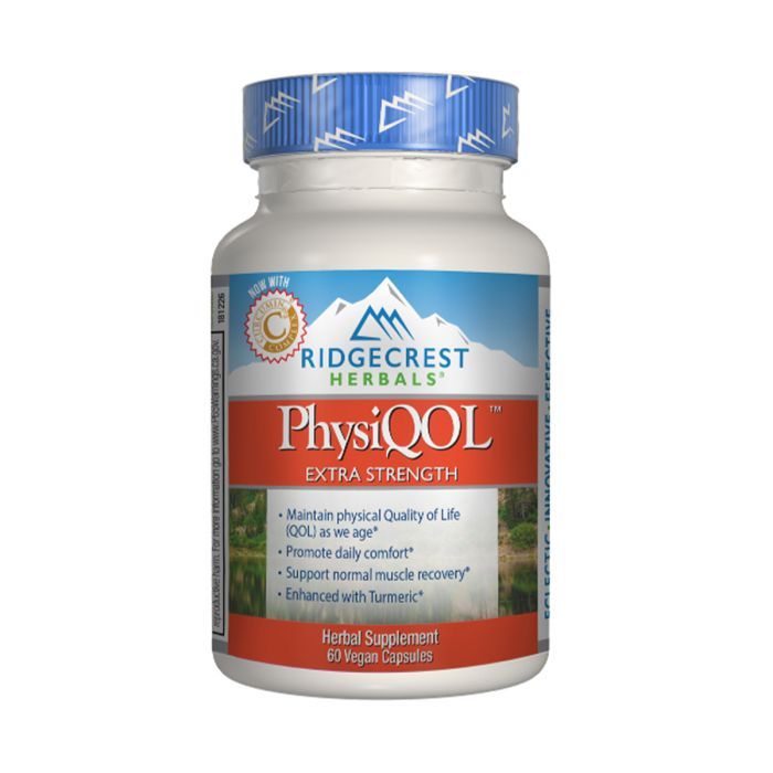 Трави Ridgecrest Herbals Комплекс для Ліквідації Хронічної Втоми, PhysiQOL, Ri (RCH566)