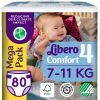 Підгузки Libero Comfort Розмір 4 (7-11 кг) 80 шт (7322541756820)