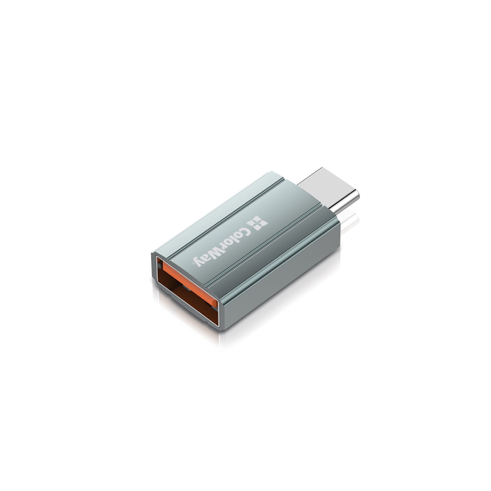 Перехідник USB-A toUSB-C ColorWay (CW-AD-AC) зображення 2