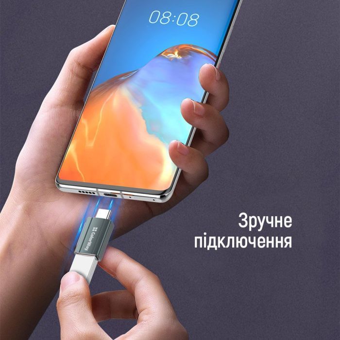 Переходник USB-A toUSB-C ColorWay (CW-AD-AC) изображение 8