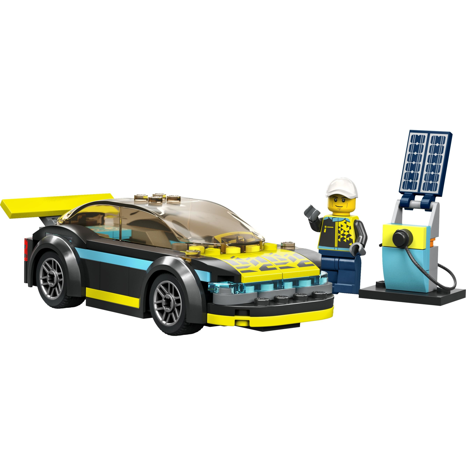 Конструктор LEGO City Электрический спортивный автомобиль 95 деталей (60383) изображение 2