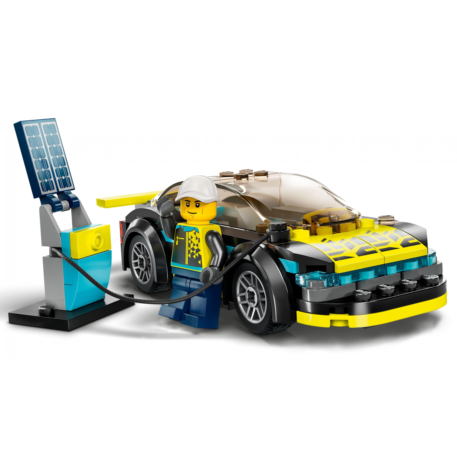 Конструктор LEGO City Электрический спортивный автомобиль 95 деталей (60383) изображение 5