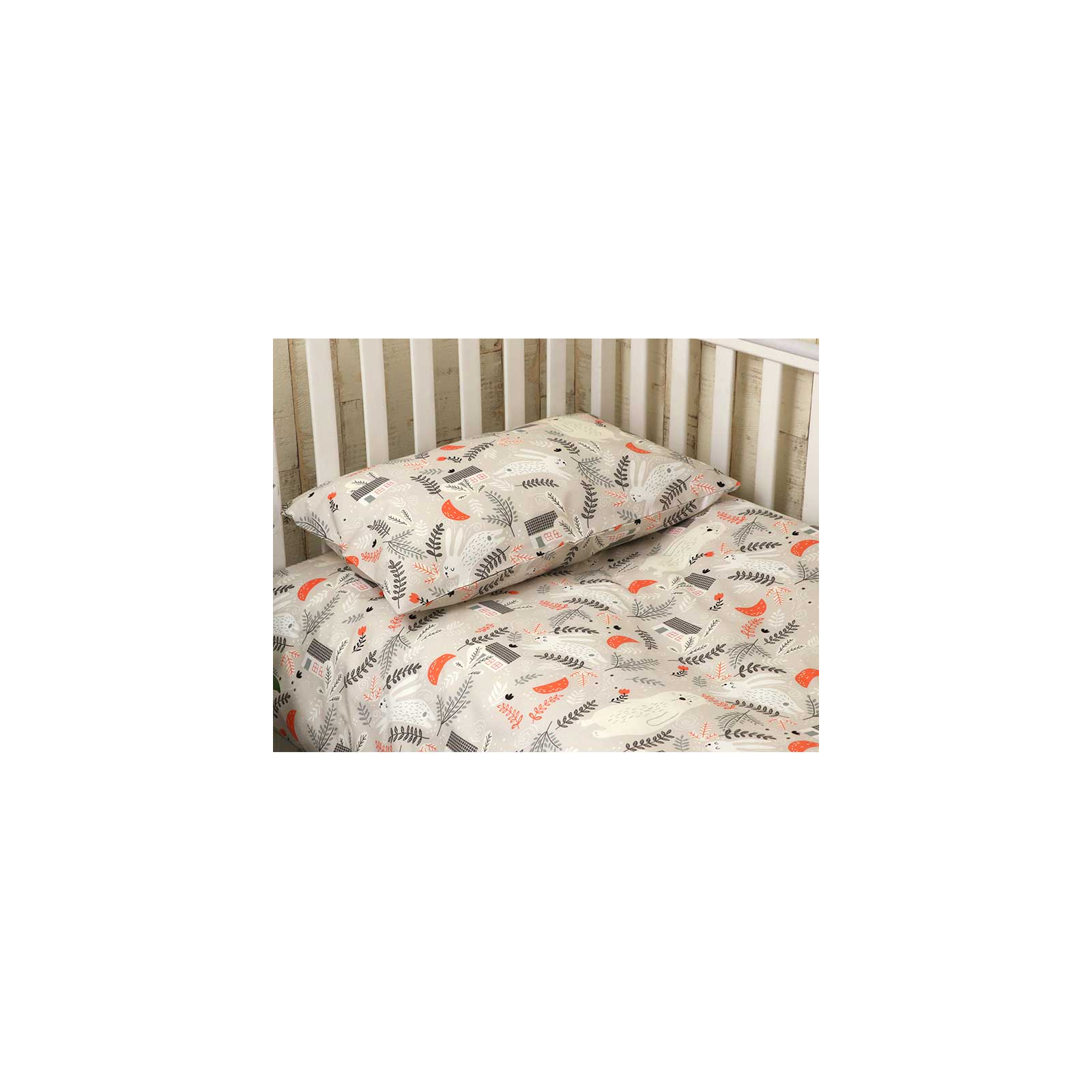Детский постельный набор Руно Зайка 60х120 (932.115_Зайка) изображение 3