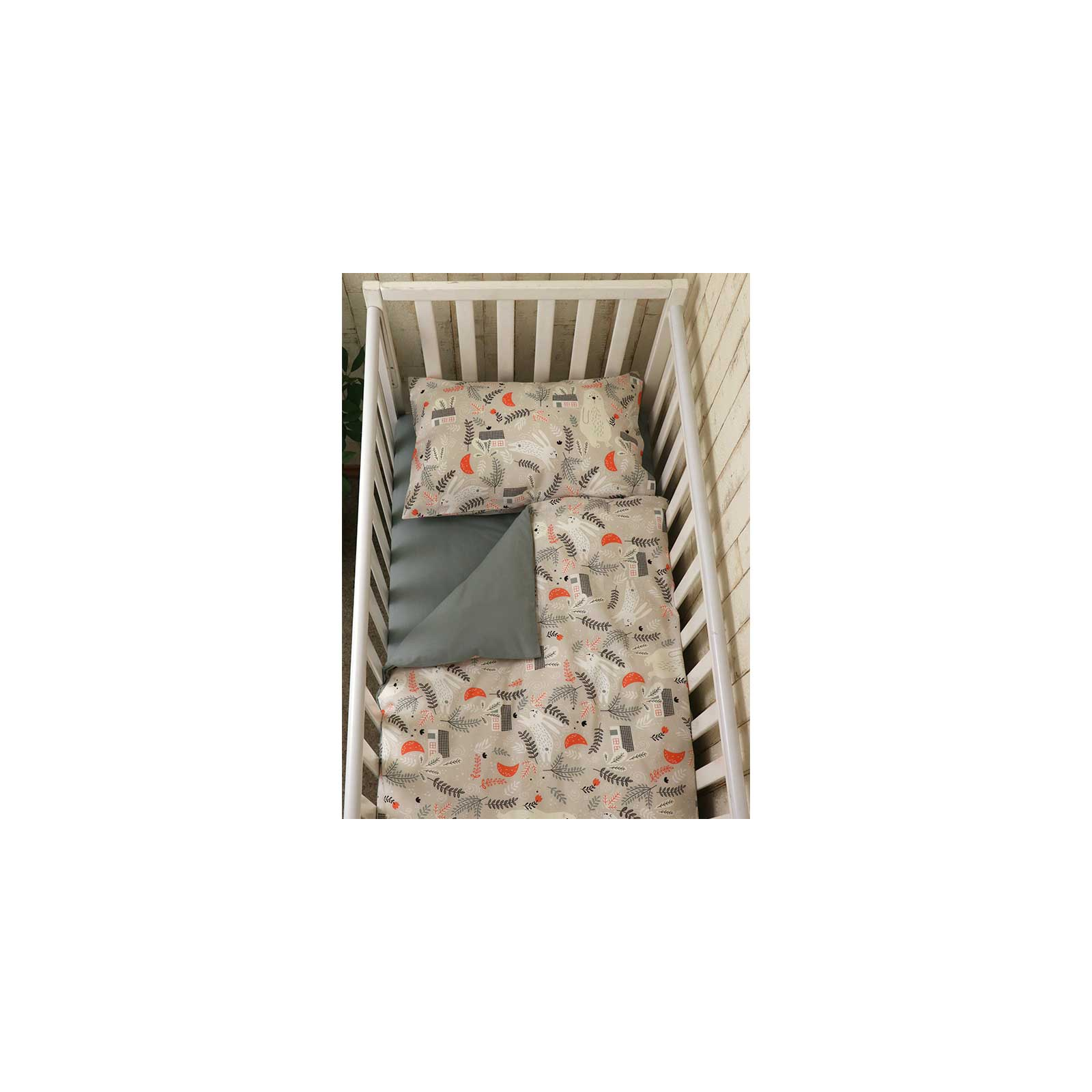 Детский постельный набор Руно Зайка 60х120 (932.115_Зайка) изображение 6