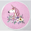 Рушник MirSon пляжний №5076 Summer Time Pink Unicorn Girl 150x150 см (2200003947847) зображення 2