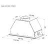 Витяжка кухонна Pyramida ABH 52 SRC (1150) GWH зображення 11