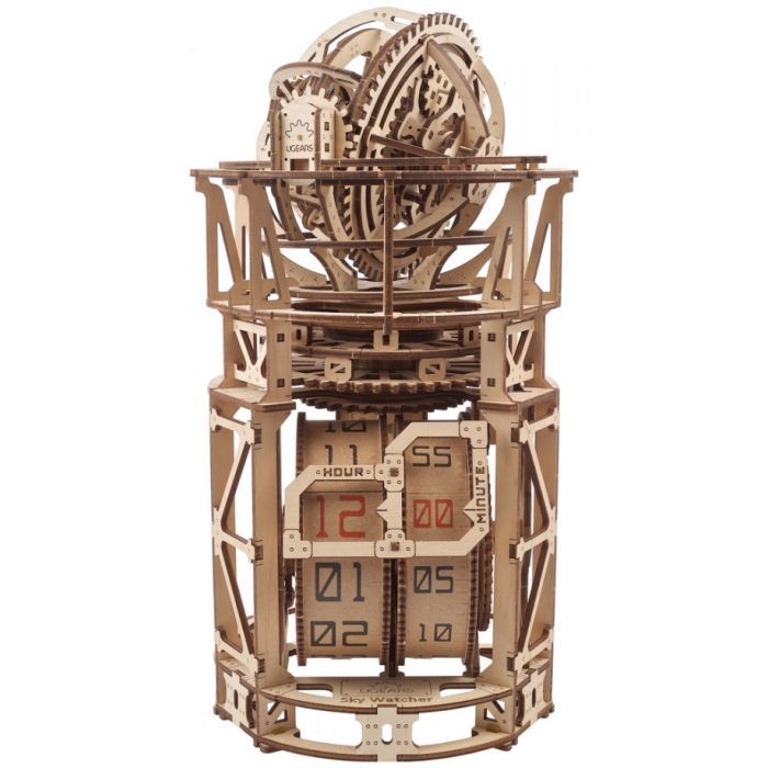 Конструктор Ugears Астроном. Настільний годинник із турбійоном (6337289) зображення 5