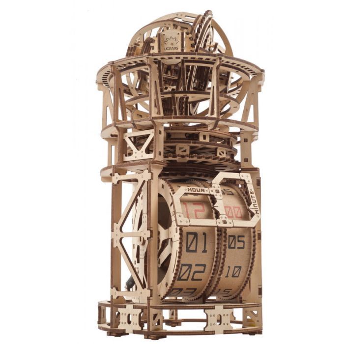 Конструктор Ugears Астроном. Настільний годинник із турбійоном (6337289) зображення 6