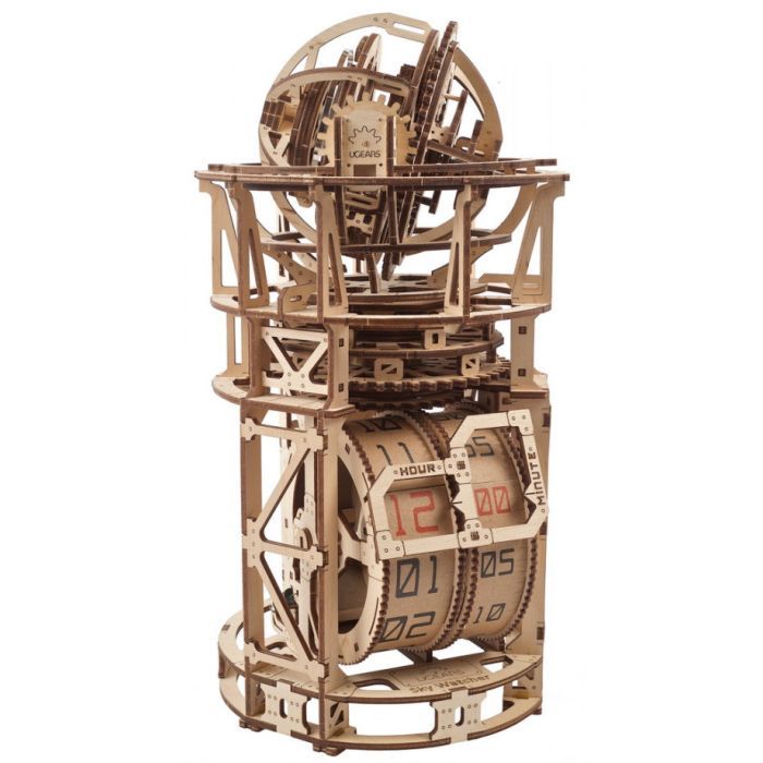 Конструктор Ugears Астроном. Настільний годинник із турбійоном (6337289) зображення 7