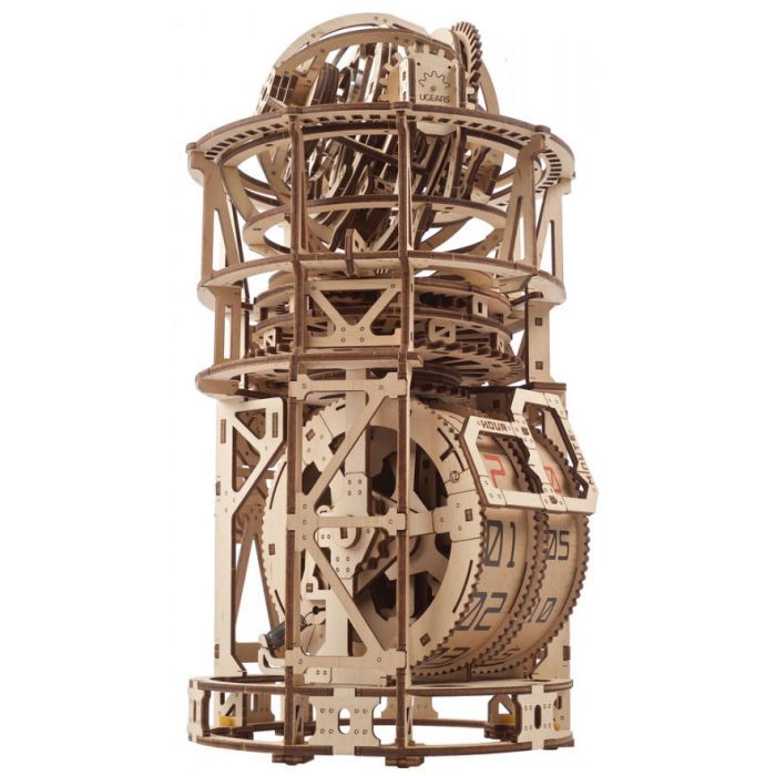 Конструктор Ugears Астроном. Настільний годинник із турбійоном (6337289) зображення 8