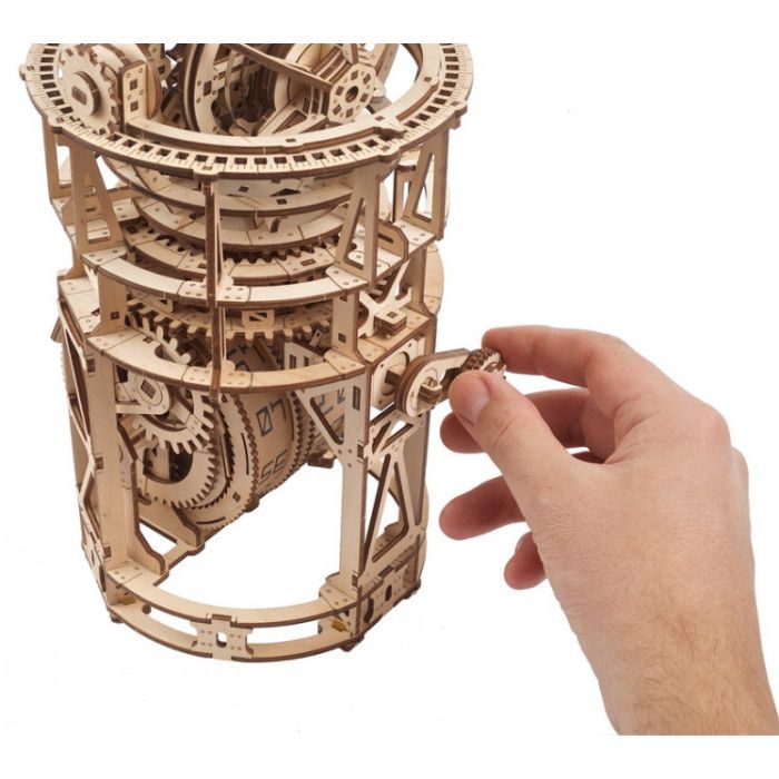 Конструктор Ugears Астроном. Настільний годинник із турбійоном (6337289) зображення 9