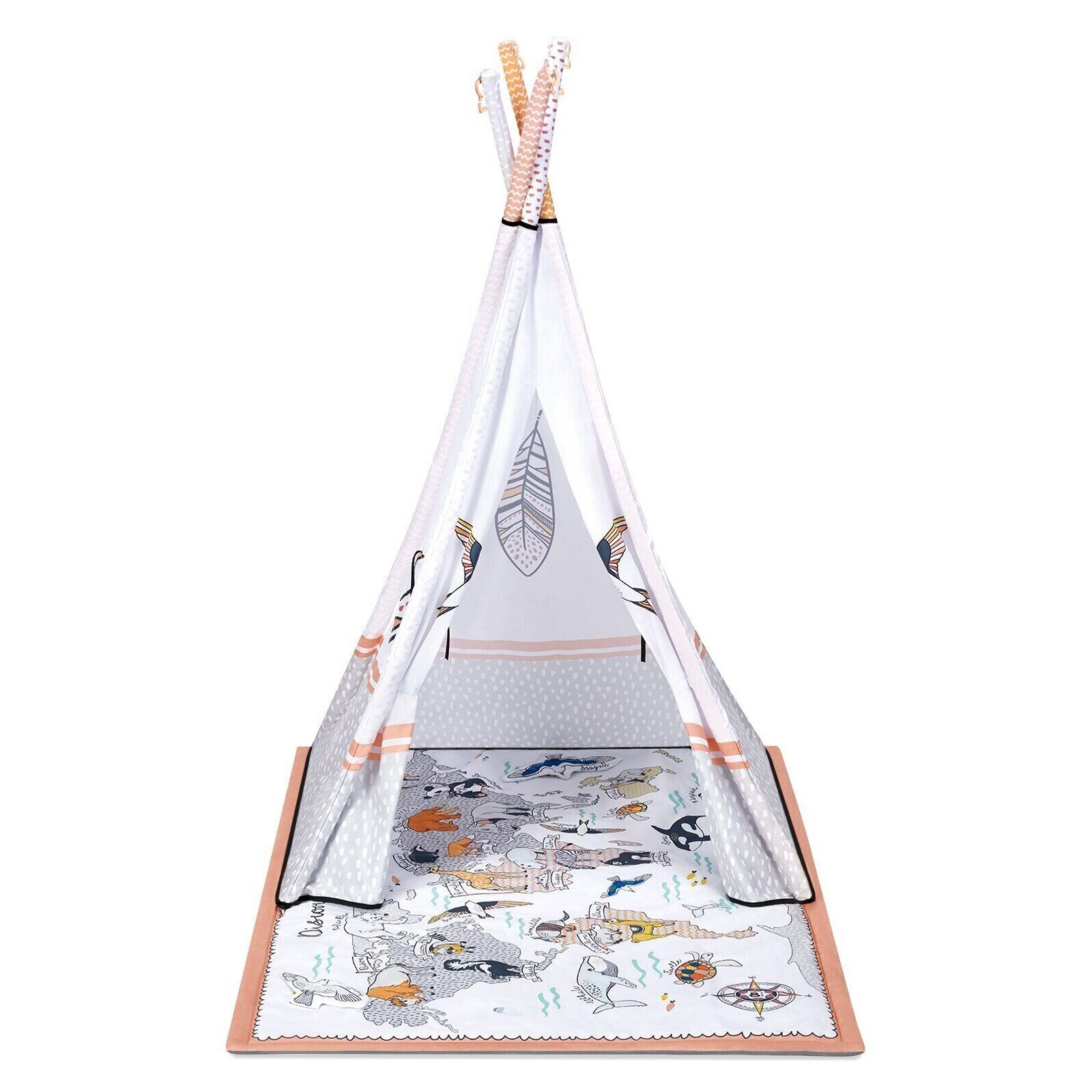 Детский коврик Kinderkraft палатка 3 в 1 Tippy (5902533915835) изображение 2