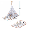 Детский коврик Kinderkraft палатка 3 в 1 Tippy (5902533915835) изображение 6