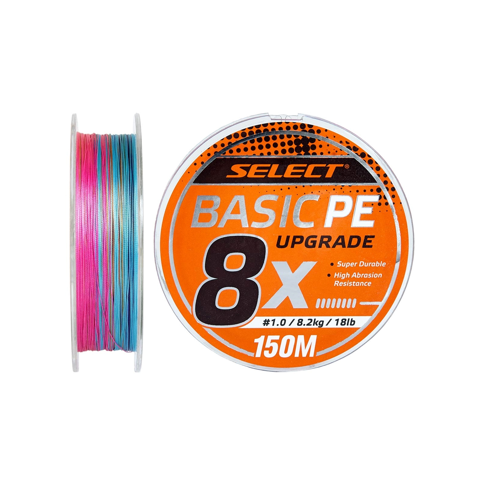 Шнур Select Basic PE 8x 150m Multi Color 0.8/0.12mm 14lb/6kg (1870.31.43)