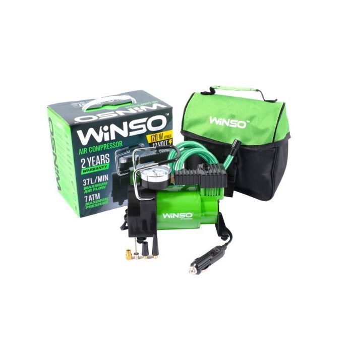 Автомобильный компрессор WINSO 7 Атм, 37 л/мин (122000) изображение 4