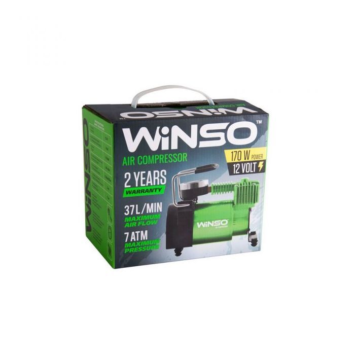 Автомобильный компрессор WINSO 7 Атм, 37 л/мин (122000) изображение 5