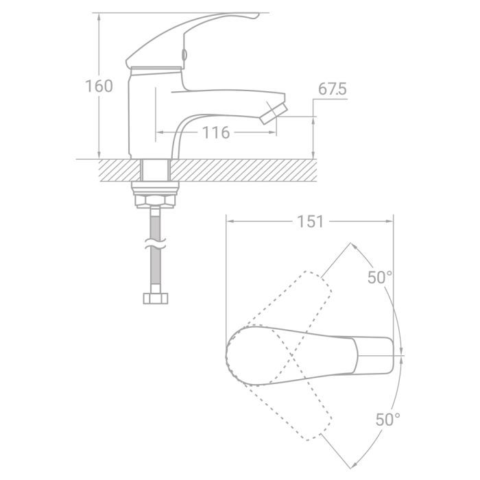 Смеситель TAU SL-2A143C (9840000) изображение 2