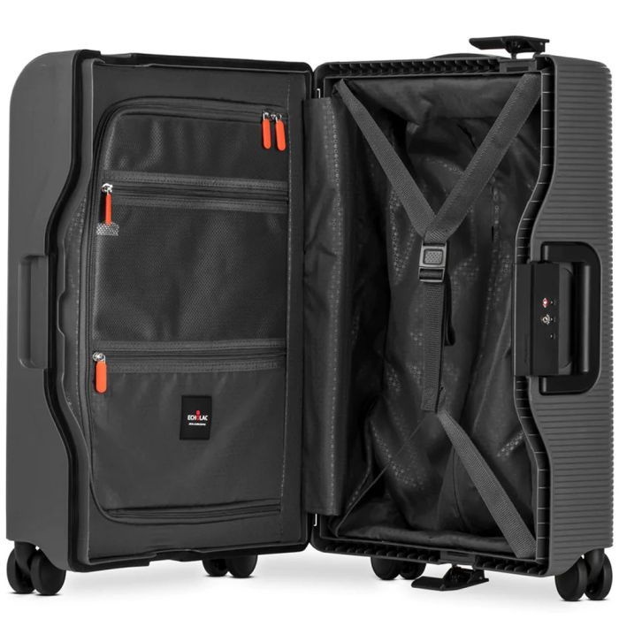 Чемодан Echolac Fusion Dark Grey S (EcPW004-403-04) изображение 5