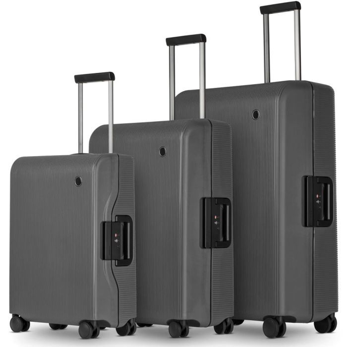 Чемодан Echolac Fusion Dark Grey S (EcPW004-403-04) изображение 8