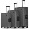 Чемодан Echolac Fusion Dark Grey S (EcPW004-403-04) изображение 8