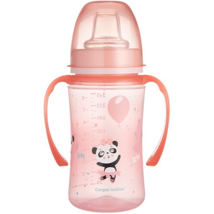 Поїльник-непроливайка Canpol babies EasyStart 240 мл -Sweet fun зелена (35/208_gre)