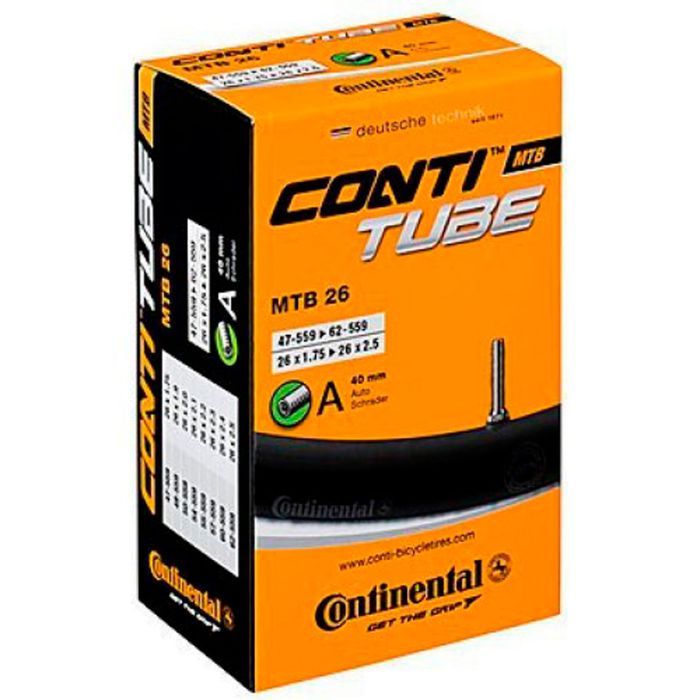 Велосипедная камера Continental MTB 26" 47-559->62-559 A40 230 г (180581) изображение 2