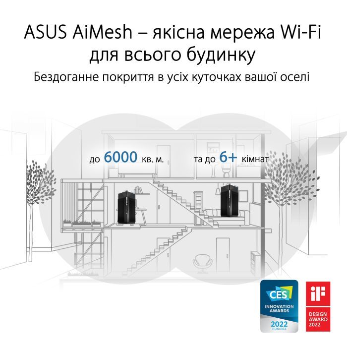Маршрутизатор ASUS ZenWiFi Pro ET12 1PK (90IG05Z0-MO3A10) изображение 10