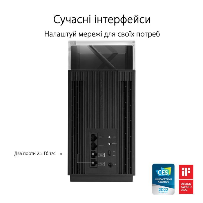 Маршрутизатор ASUS ZenWiFi Pro ET12 1PK (90IG05Z0-MO3A10) изображение 12