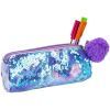 Пенал Cool For School с пайетками и помпоном 1 отделение синий (CF87062) изображение 2