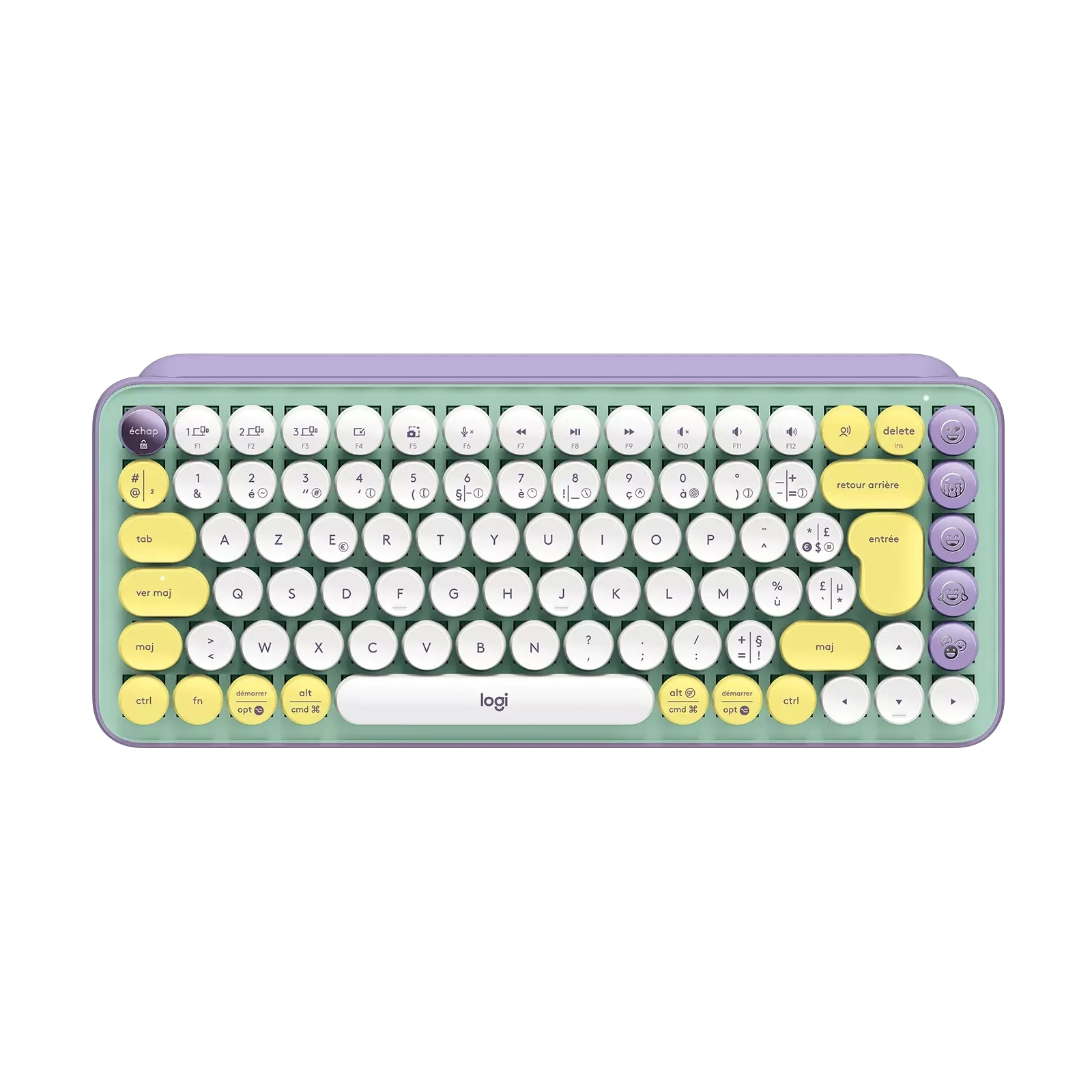 Клавіатура Logitech POP Keys Wireless Mechanical Keyboard UA Rose (920-010737)