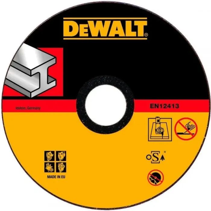 Круг отрезной DeWALT HIGH PERFORMANCE, нержавеющая сталь/листовой металл, 180х1.6х22.23 мм (DT42380Z)