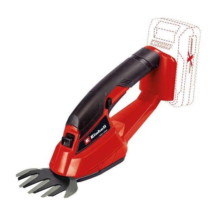 Кущоріз Einhell GE-CG 18/1 Li-Solo, 18В, PXC, леза 100 мм, 0.65 кг (без АКБ та ЗП) (3410382)