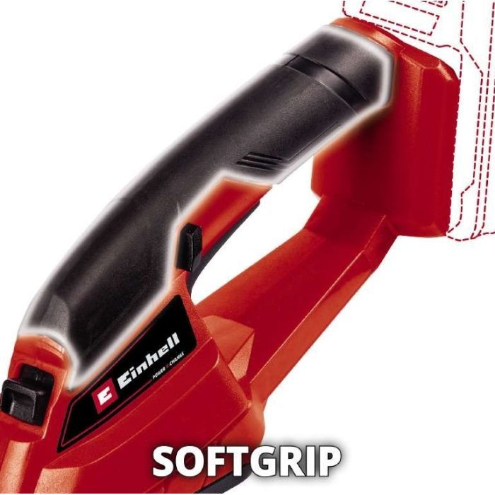 Кущоріз Einhell GE-CG 18/1 Li-Solo, 18В, PXC, леза 100 мм, 0.65 кг (без АКБ та ЗП) (3410382) зображення 3