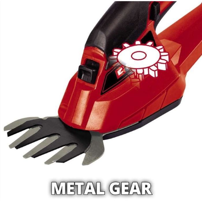 Кущоріз Einhell GE-CG 18/1 Li-Solo, 18В, PXC, леза 100 мм, 0.65 кг (без АКБ та ЗП) (3410382) зображення 4