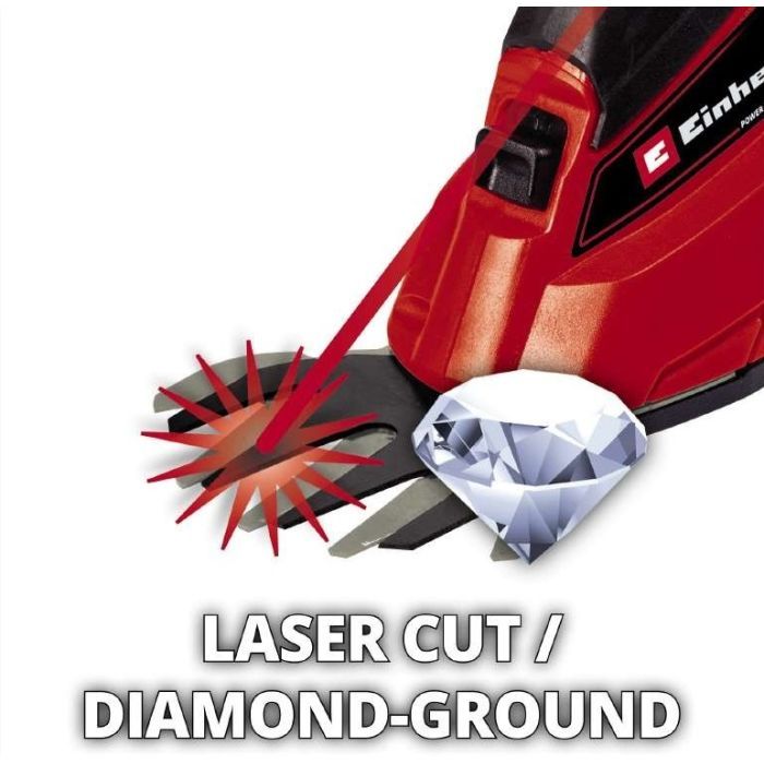 Кущоріз Einhell GE-CG 18/1 Li-Solo, 18В, PXC, леза 100 мм, 0.65 кг (без АКБ та ЗП) (3410382) зображення 5