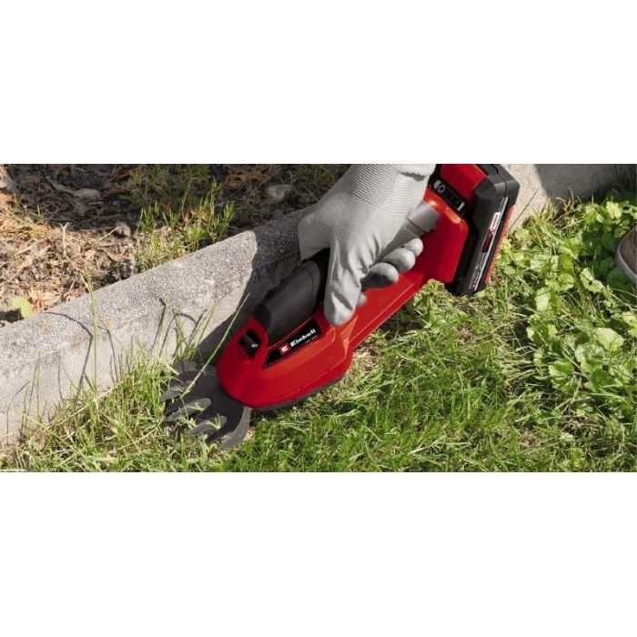Кущоріз Einhell GE-CG 18/1 Li-Solo, 18В, PXC, леза 100 мм, 0.65 кг (без АКБ та ЗП) (3410382) зображення 6